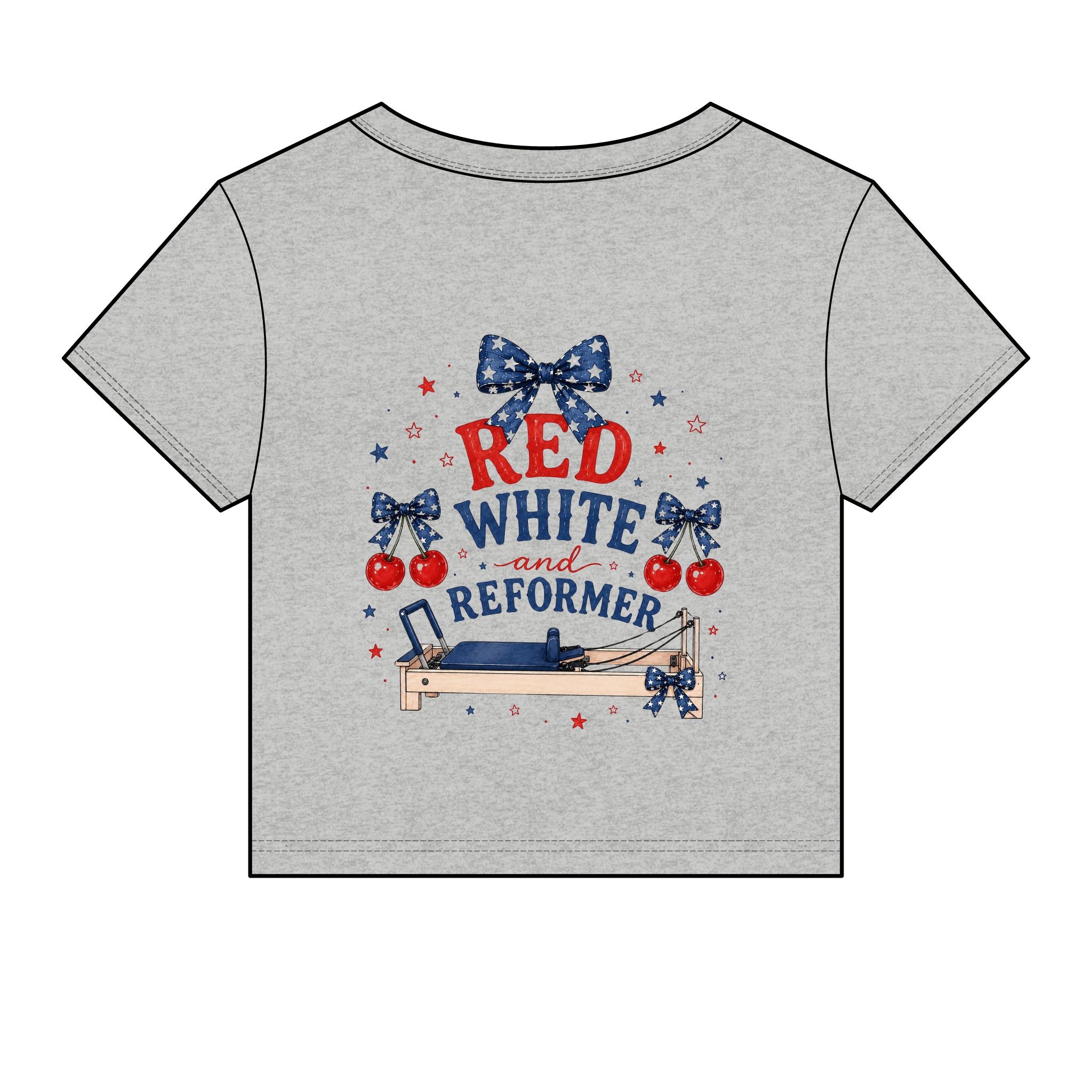 Red White and Reformer Patriotic Pilates Shirt | 4th of July Pilates Tee | American Workout Shirt | Pilates Instructor Gift