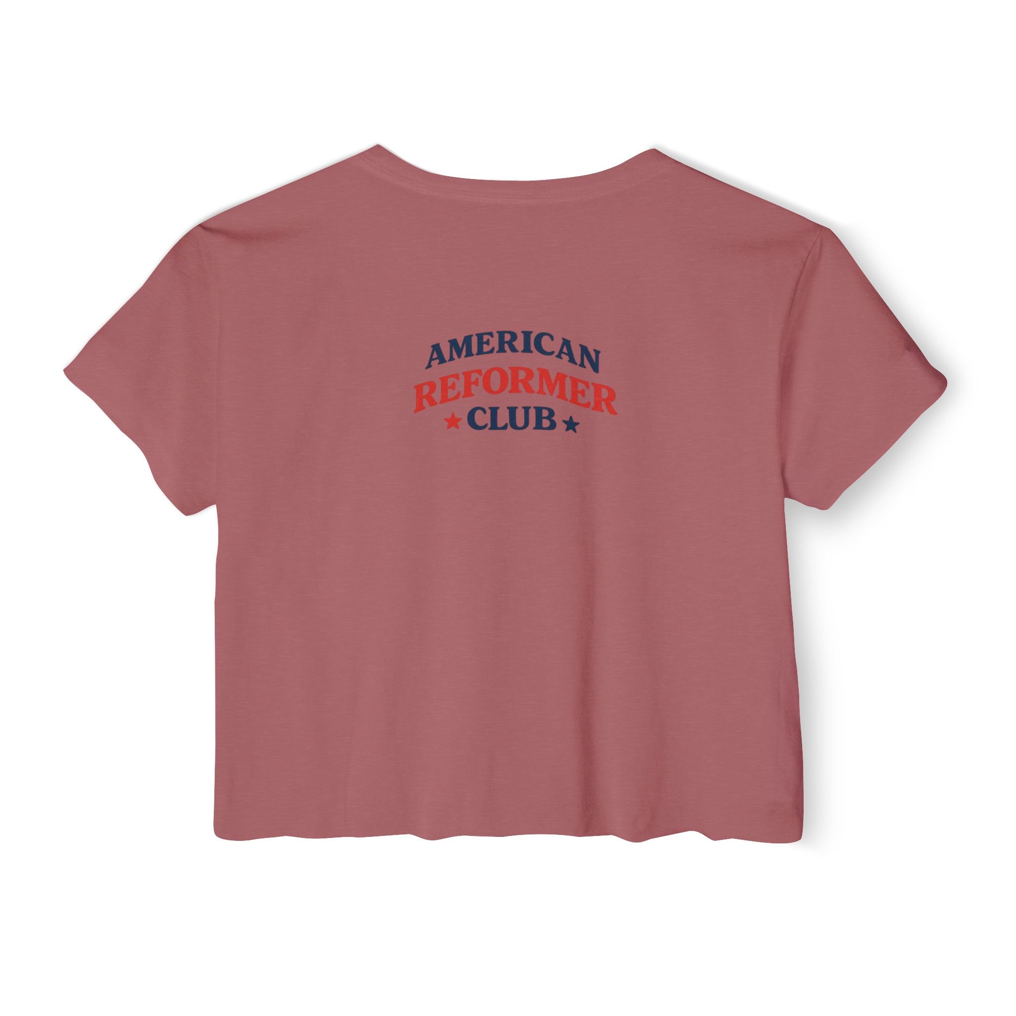 Red White & Reformer Crop Top | 4th of July Pilates Shirt | Patriotic Pilates Tee | Women’s Cropped Workout Shirt