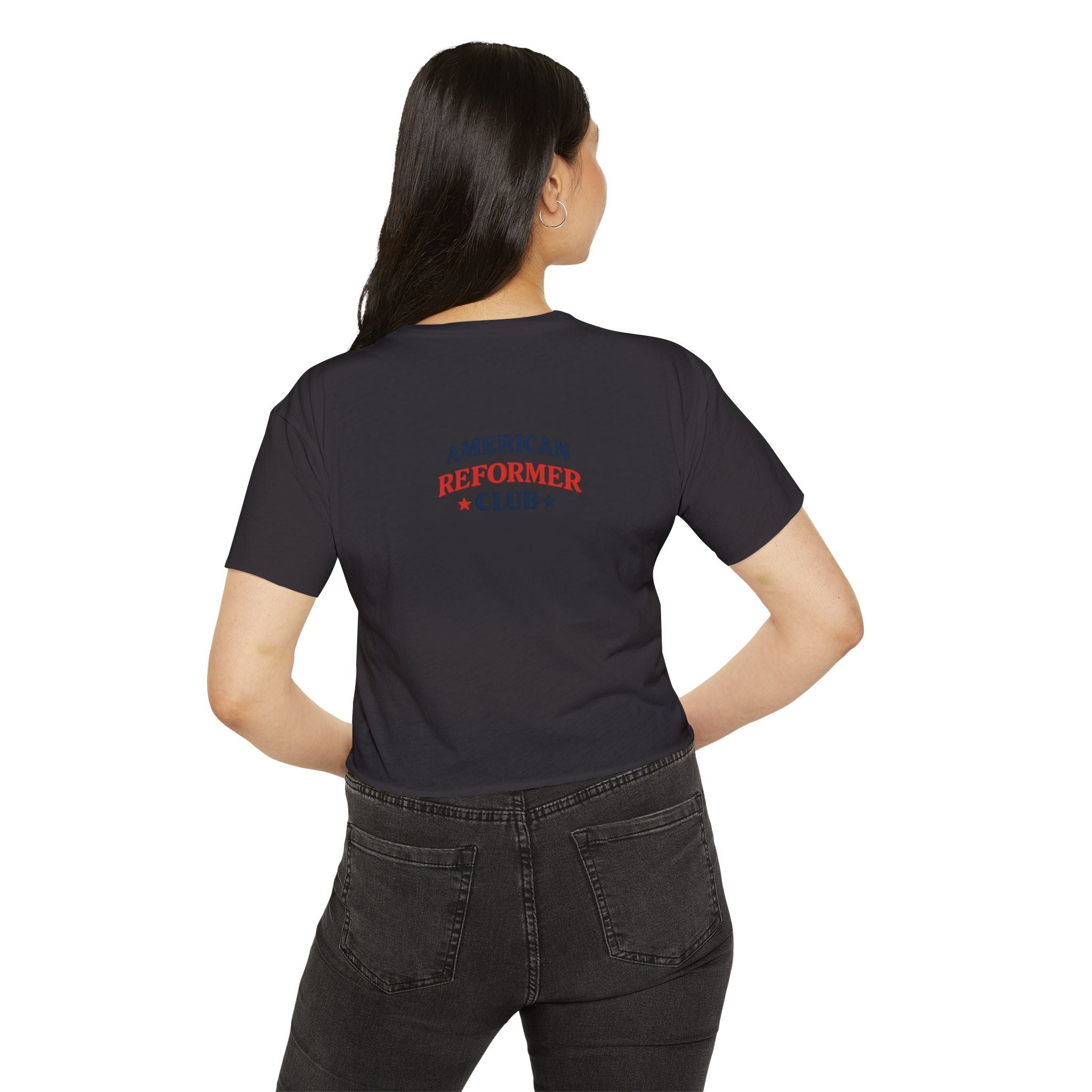 Red White & Reformer Crop Top | 4th of July Pilates Shirt | Patriotic Pilates Tee | Women’s Cropped Workout Shirt