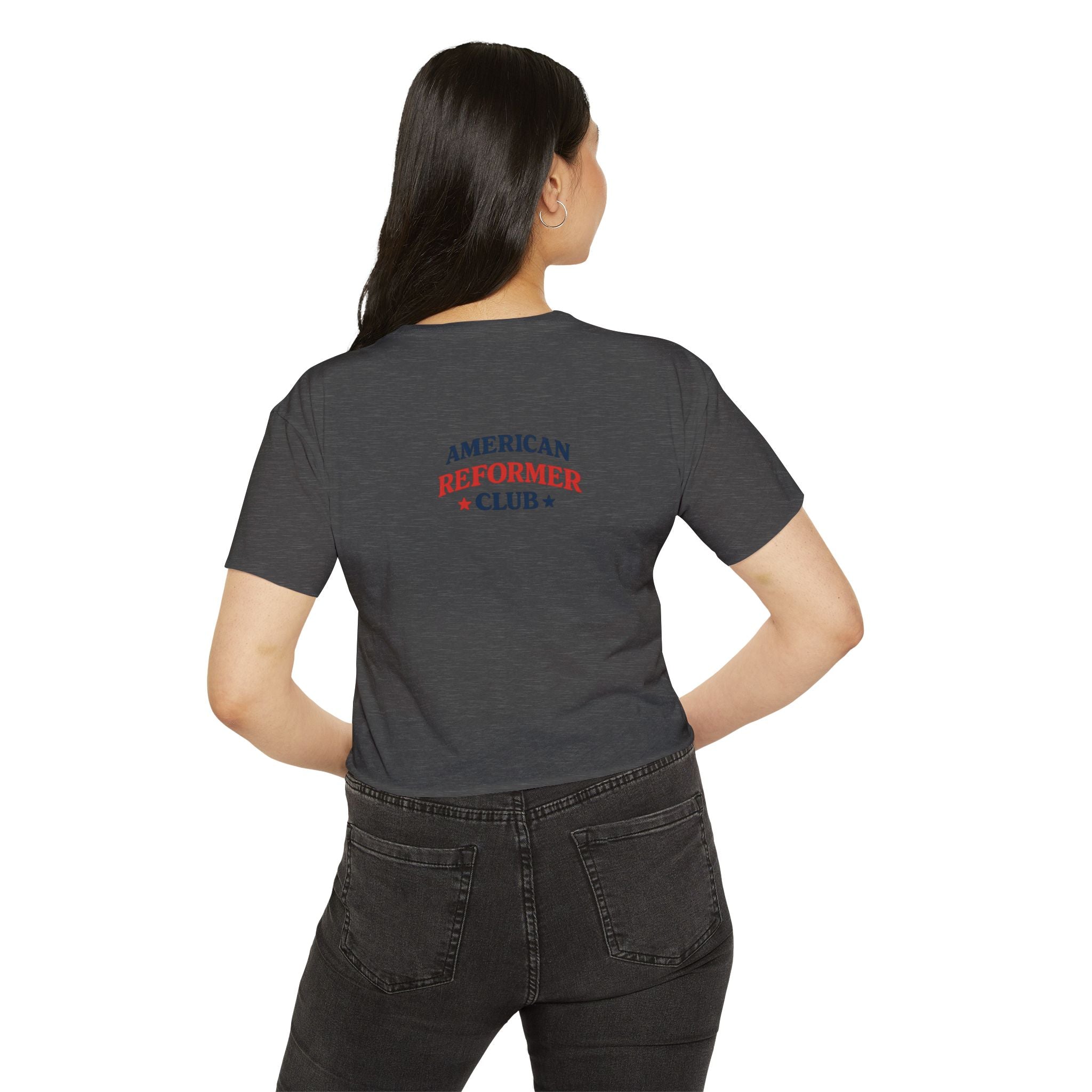Red White & Reformer Crop Top | 4th of July Pilates Shirt | Patriotic Pilates Tee | Women’s Cropped Workout Shirt