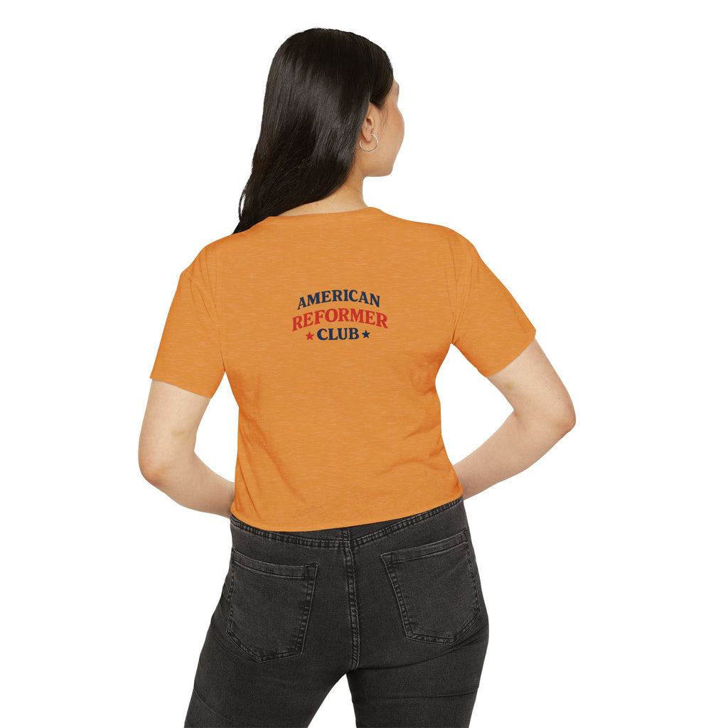 Red White & Reformer Crop Top | 4th of July Pilates Shirt | Patriotic Pilates Tee | Women’s Cropped Workout Shirt