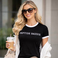 Peptide Baddie Ringer Tee
