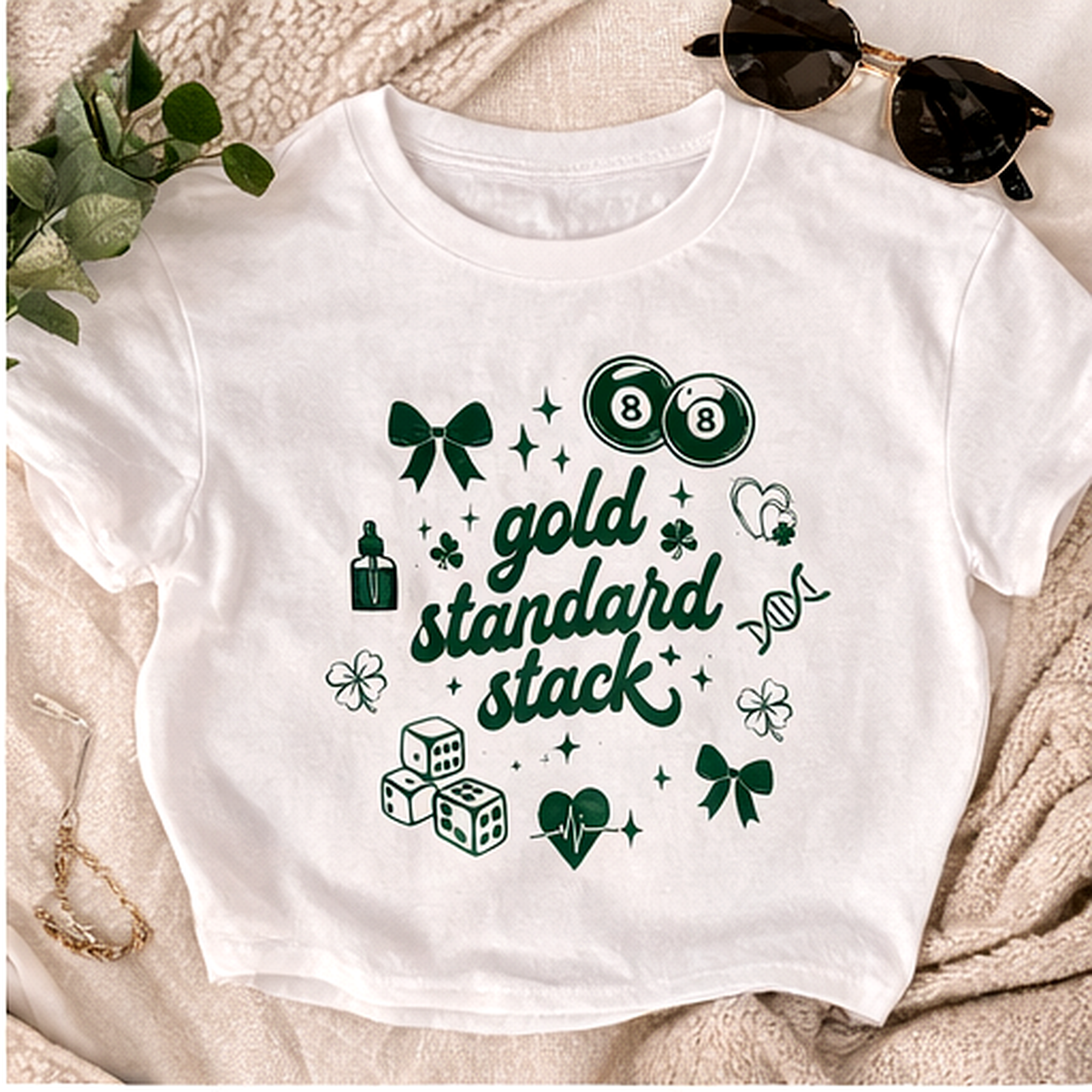 Peptide Gold Standard Crop Top