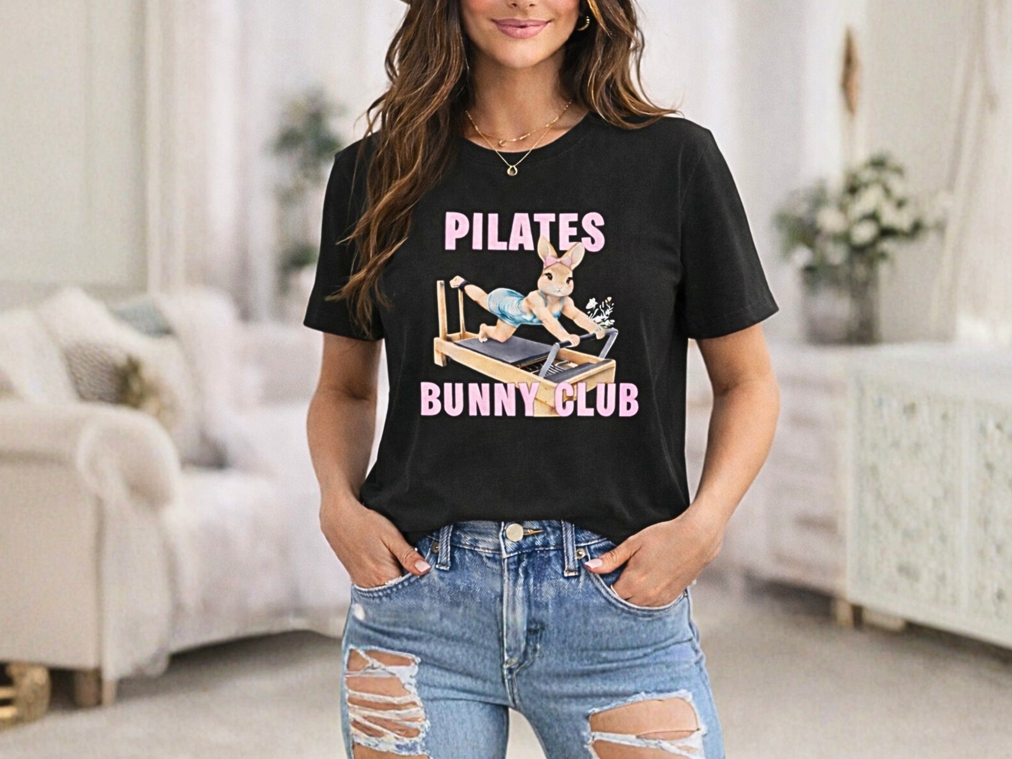 Pilates Bunny Club Tee