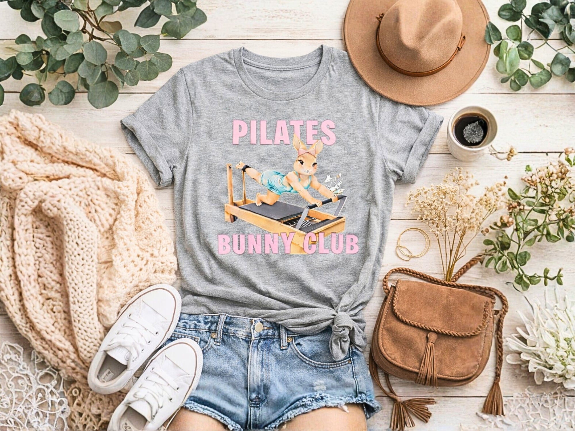 Pilates Bunny Club Tee