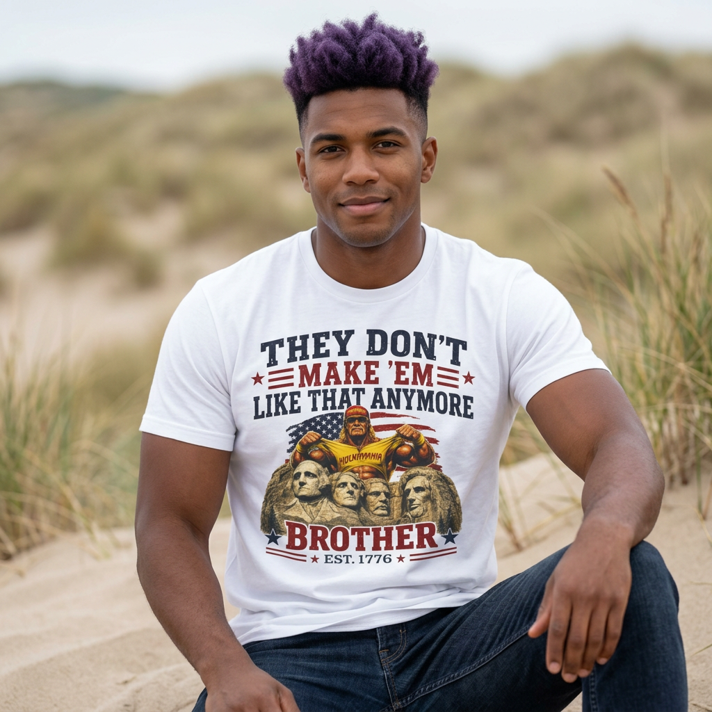 They Don't Make 'Em Like That Anymore Brother T-Shirt — Hulkmania Legends Never Die Retro Tee