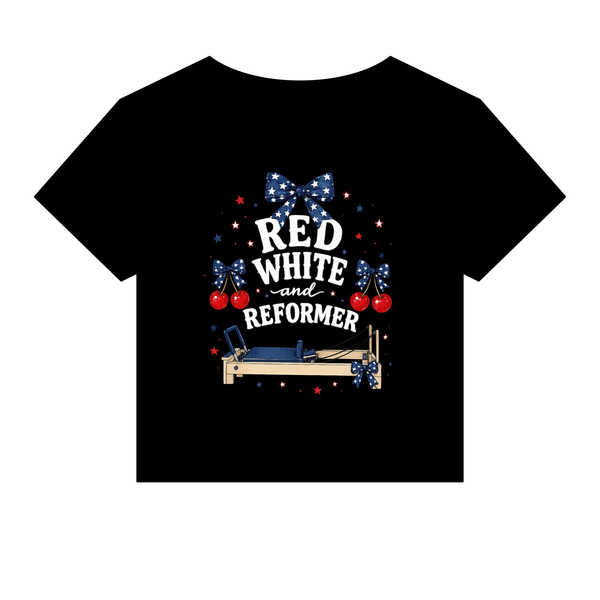 Red White and Reformer Patriotic Pilates Shirt | 4th of July Pilates Tee | American Workout Shirt | Pilates Instructor Gift