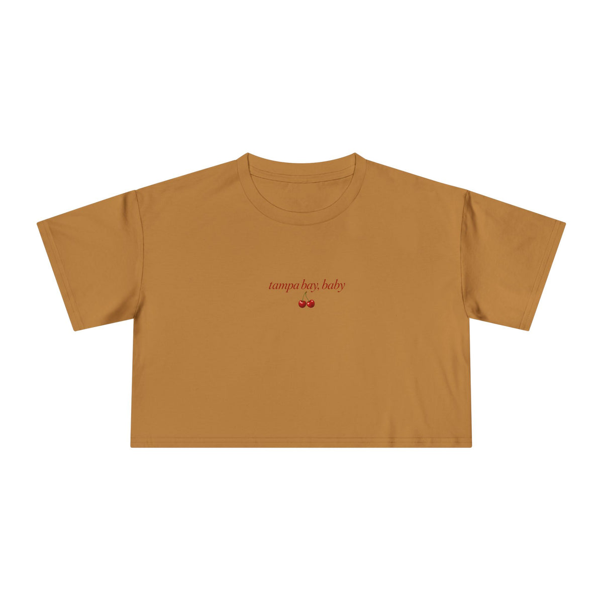 Sundays Are For The Girls Crop Tee — Feminine Football Game Day Top