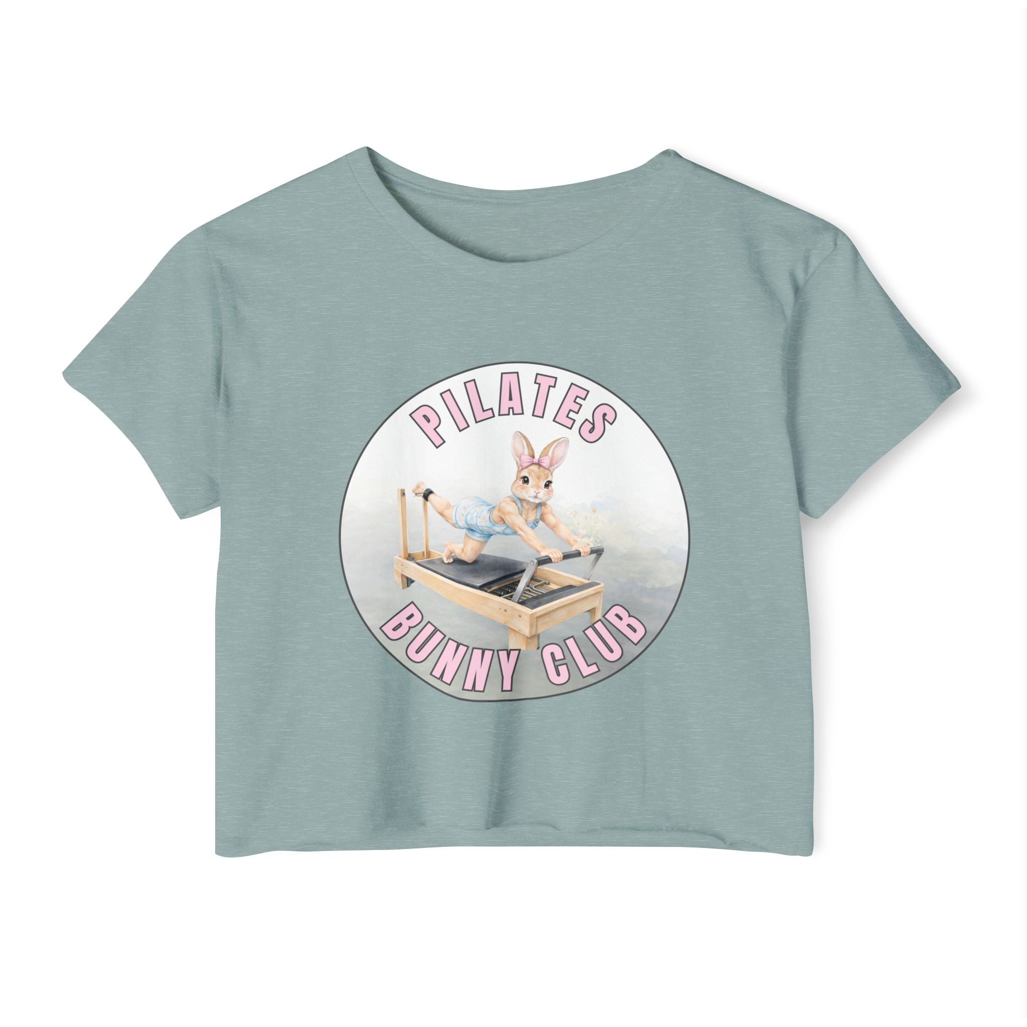 Pilates Bunny Club Crop Top