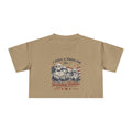 Founding Fathers Daddy Issues Crop Tee — Patriotic Women's Crop Top