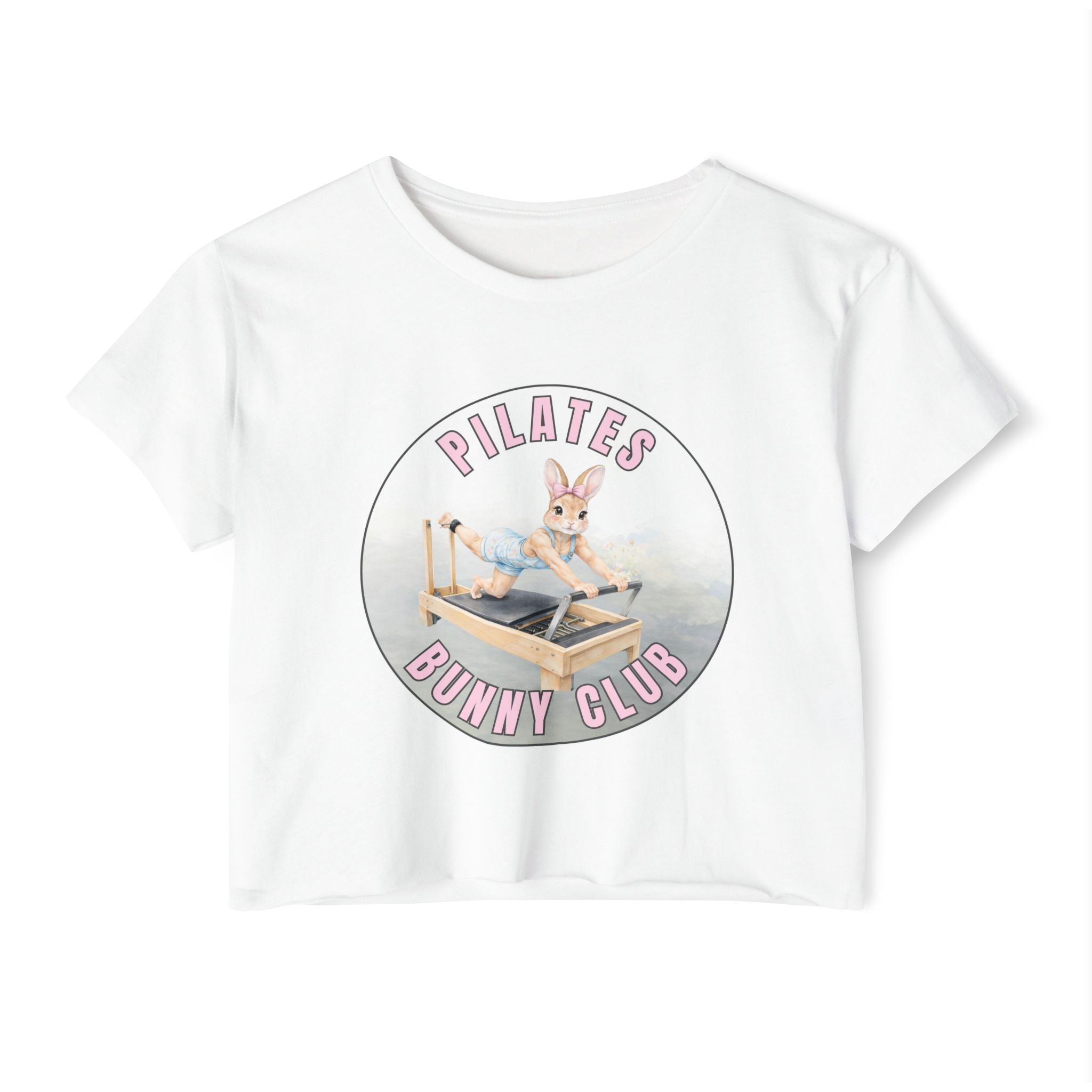 Pilates Bunny Club Crop Top