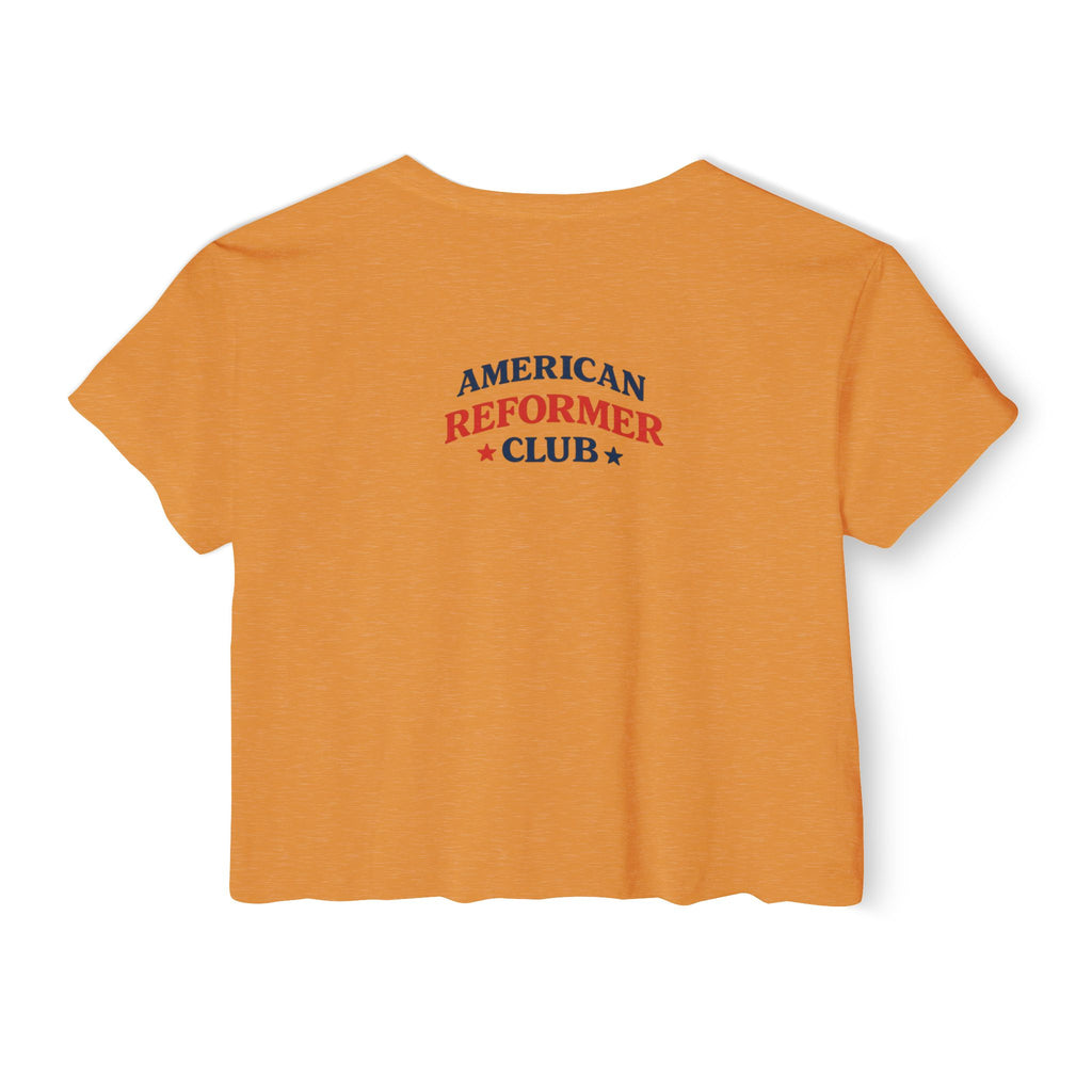Red White & Reformer Crop Top | 4th of July Pilates Shirt | Patriotic Pilates Tee | Women’s Cropped Workout Shirt