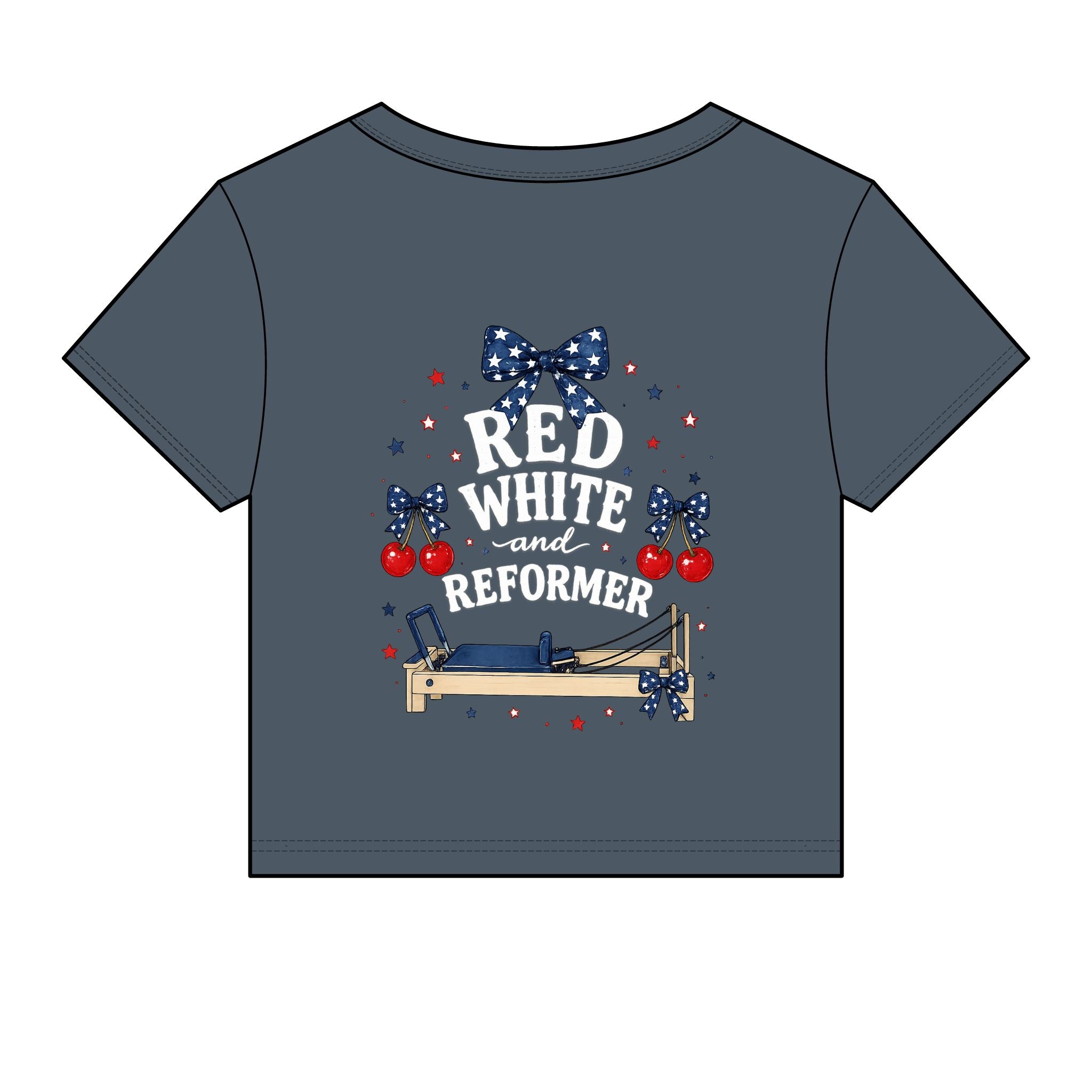 Red White and Reformer Patriotic Pilates Shirt | 4th of July Pilates Tee | American Workout Shirt | Pilates Instructor Gift