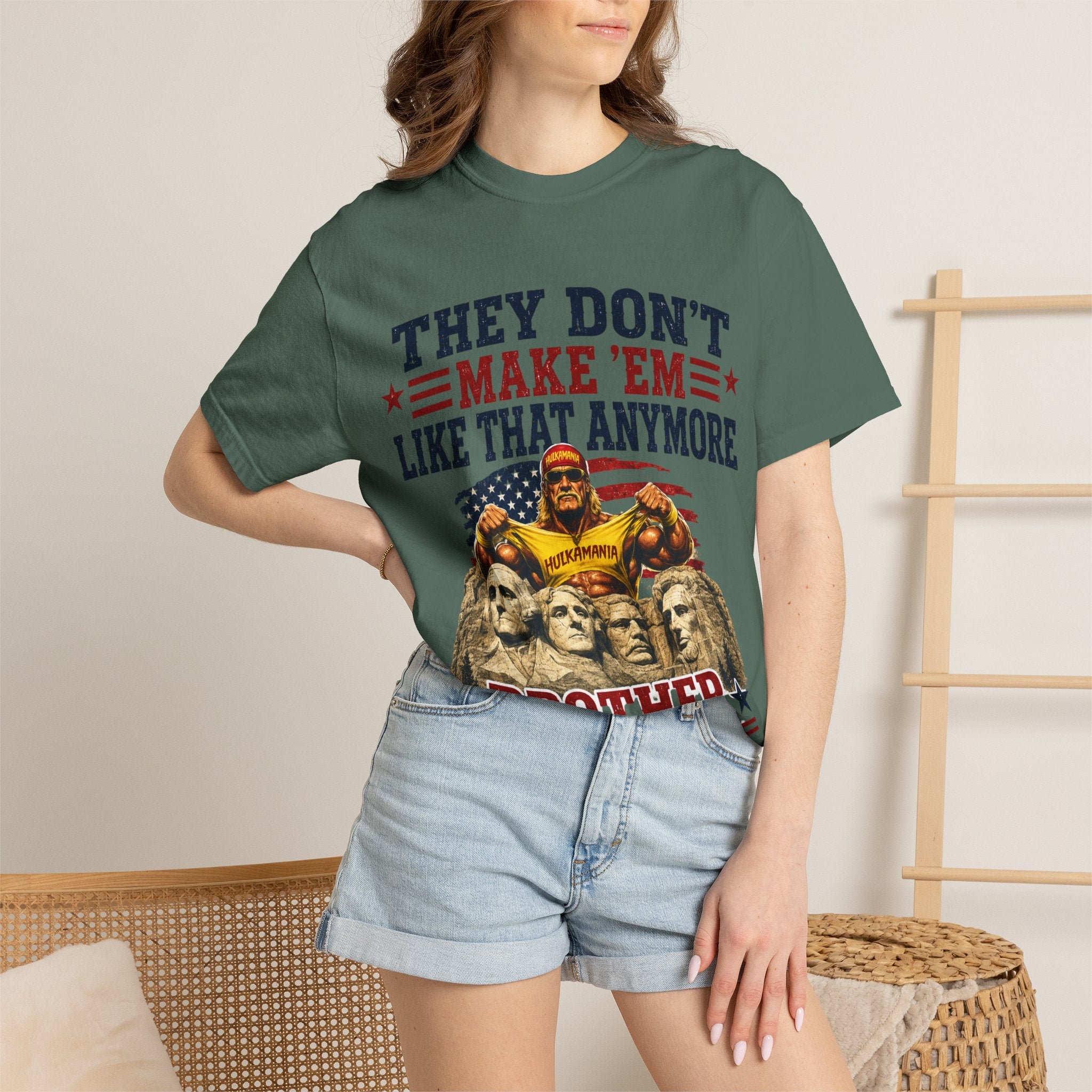 They Don't Make 'Em Like That Anymore Brother T-Shirt — Hulkmania Legends Never Die Retro Tee