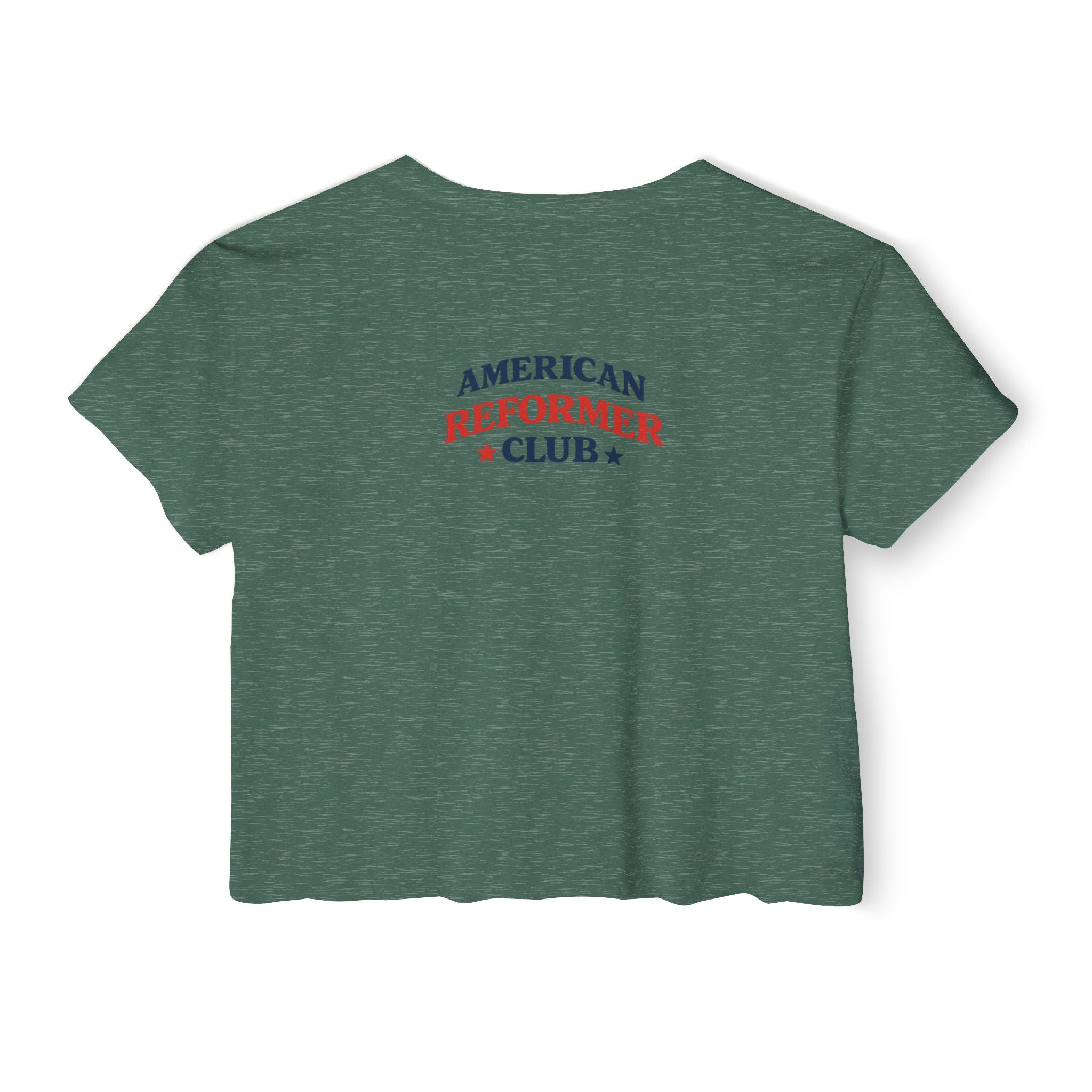 Red White & Reformer Crop Top | 4th of July Pilates Shirt | Patriotic Pilates Tee | Women’s Cropped Workout Shirt
