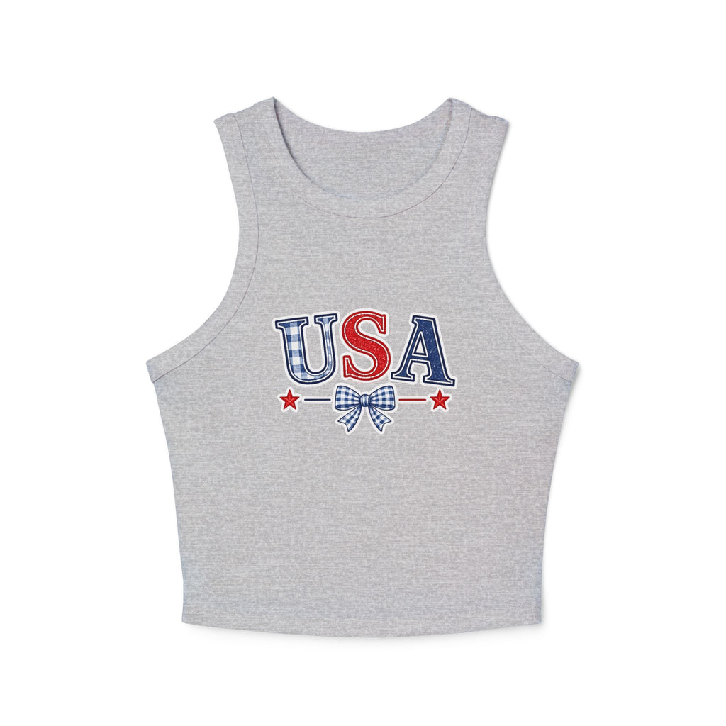 Women's Micro Rib Racer Tank Top
